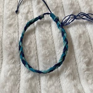 Pura vida blue woven bracelet